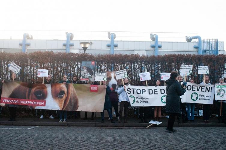 Demonstratie Charles River